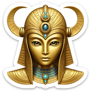 Annunaki alien ancient sumarian spaceship sticker