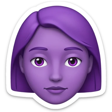 purple user with no face sticker