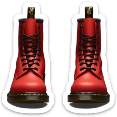 dr martens 1460 bex red sticker