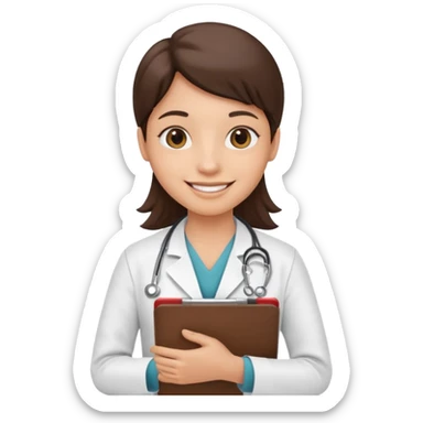 doctor repot result sticker