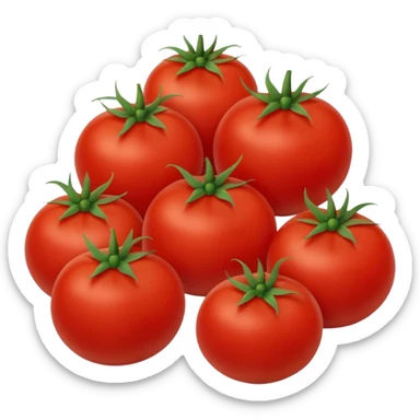 Throw tomatoes sticker