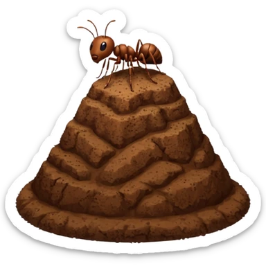 ant hill sticker