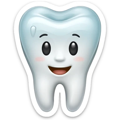 rooted tooth sticker