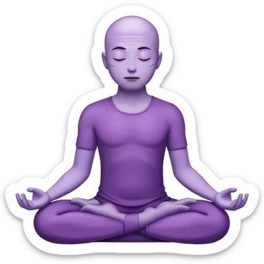 violet 🧘 sticker