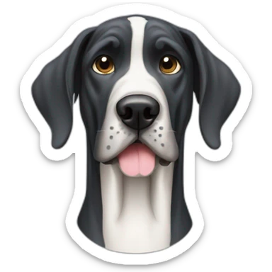 great dane dog sticker