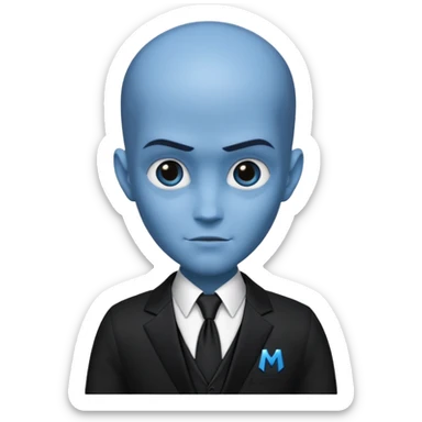 give me megamind character sticker