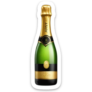 Champagne sticker