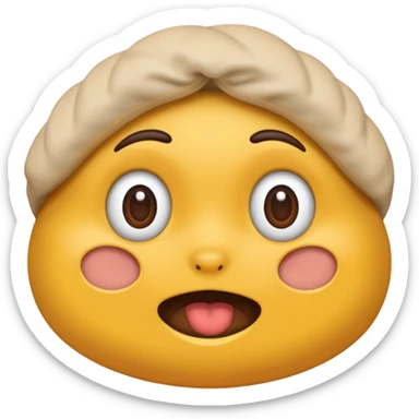 Une personne entraîne de faire caca sticker