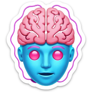 an idea and a task going into a second brain sticker