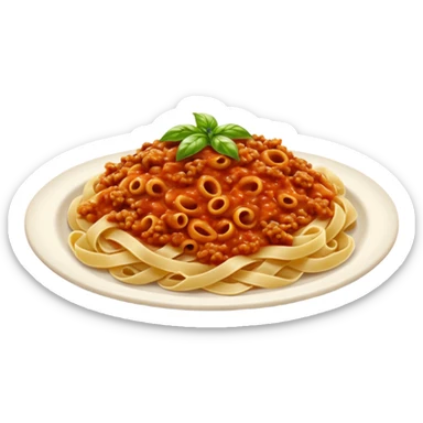 pasta bolognese sticker