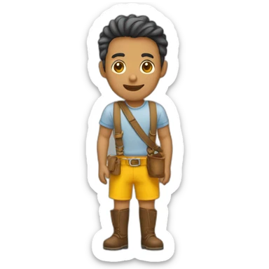 Vendedor de sujetadores sticker