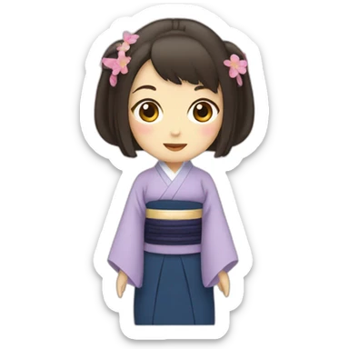 kyoto girl sticker