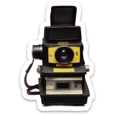Old Impossible project SX-70 camera sticker