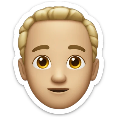 ：A speechless expression sticker