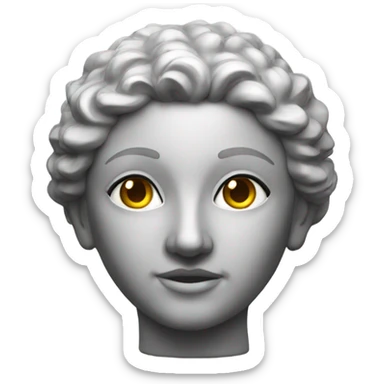 Artemis statue  sticker