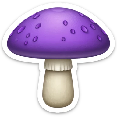 Champiñón morado sticker