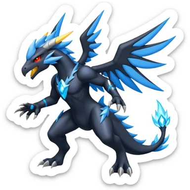 Nargacuga-Zekrom-fusion (full body) sticker