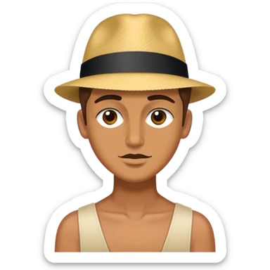 Twenties look sticker