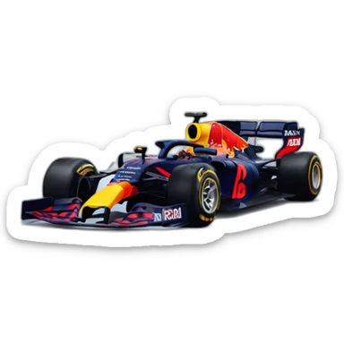 voiture f1 redbull racing 2023 sticker