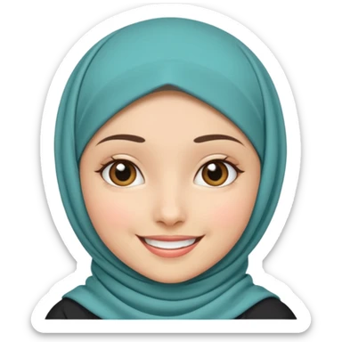 Muslim girl  sticker