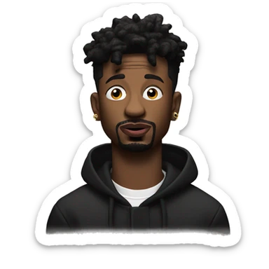 21 savage shrugging  sticker