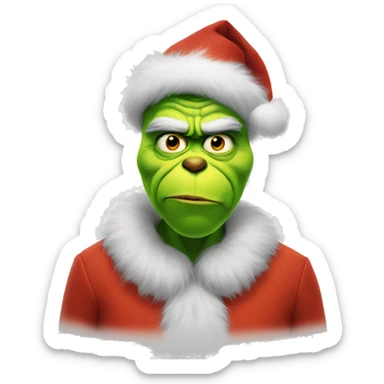 Grinch sticker
