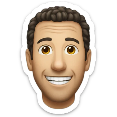 adam sandler smile sticker