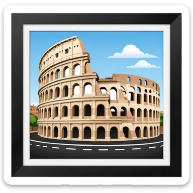colosseum rome  2D sticker