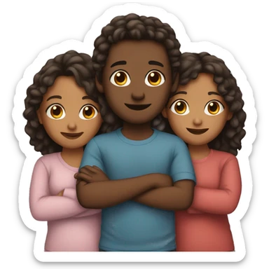 Three siblings sticker