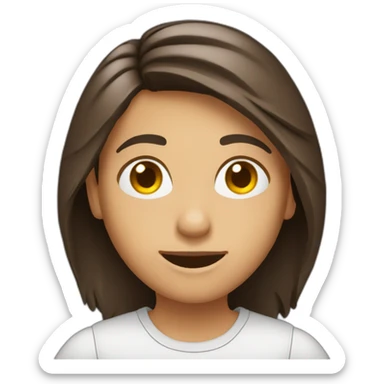 photographe brune sticker