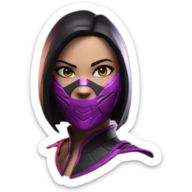mileena from mortal kombat 11 sticker