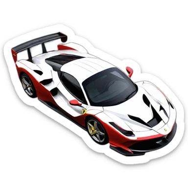 Hiperrealist-Ferrari SF90 sticker