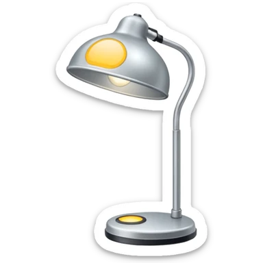 lamp in OS-style UI style sticker