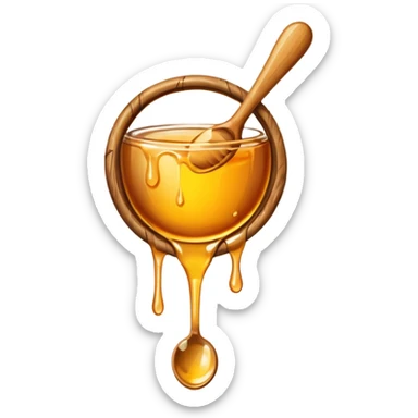 Honney Spoon Stick sticker