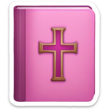 Bible pink sticker