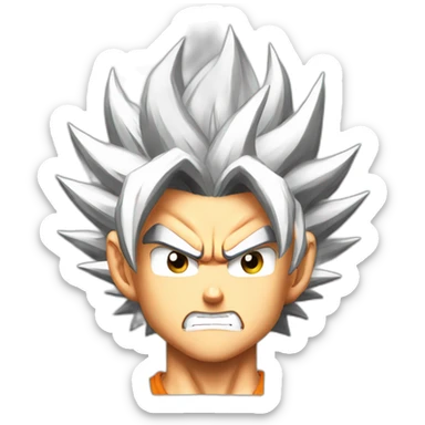 goku SS angry sticker