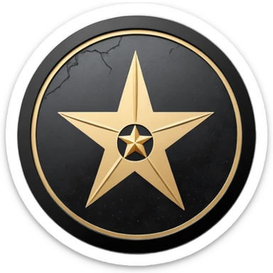 a star in Hollywood Walk of Fame sticker