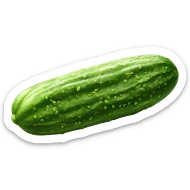 Hyper realistic dill pickle sticker