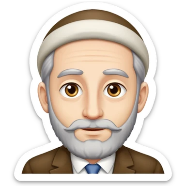 A guy that looks very jewish sticker