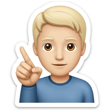 Someone who points out sticker