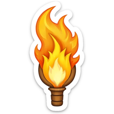 Torch (Fire Staff) sticker
