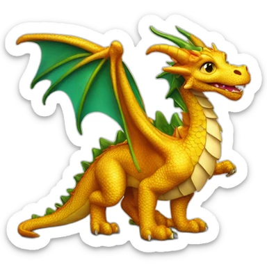 dragon cute dolce&gabbana sticker