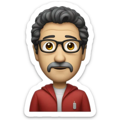 Professor Casa de papel sticker