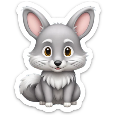 Oryctolagus Cuniciulus sticker