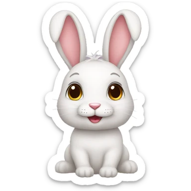 bunny sticker