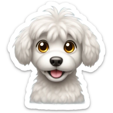 Cute dog sticker