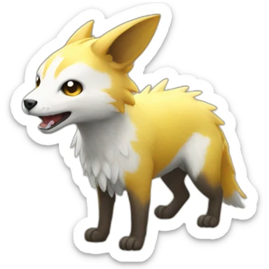 Coraxon caminando sticker