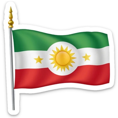 KURDİSTAN FLAG sticker