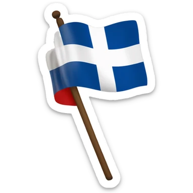 Flag with a Finland cross, Slovakian cross, romanian colors and Israel star! Israel Israel, slovakia SlovakiaFinland romania sticker