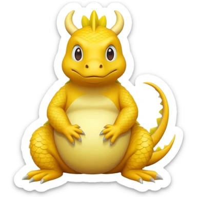 Draw a dragon that has his hands on. His head (confused?) like psyduck and a head tilted sticker
